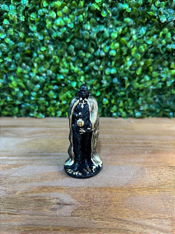 ORIXÁ PQ EXU DO OURO 10 CM EM RESINA