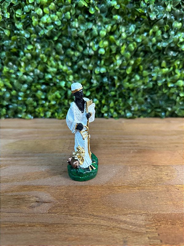 ORIXÁ PQ IROKO 10 CM EM RESINA