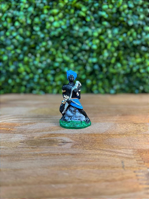 ORIXÁ PQ LOGUM 10 CM EM RESINA