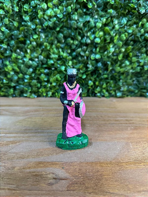 ORIXÁ PQ OBA 10 CM EM RESINA