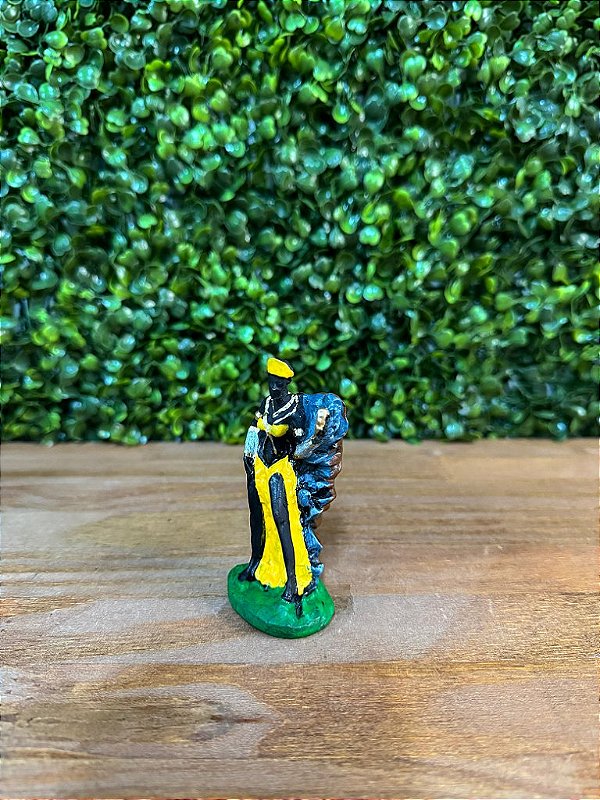 ORIXÁ PQ OXUM 10 CM EM RESINA