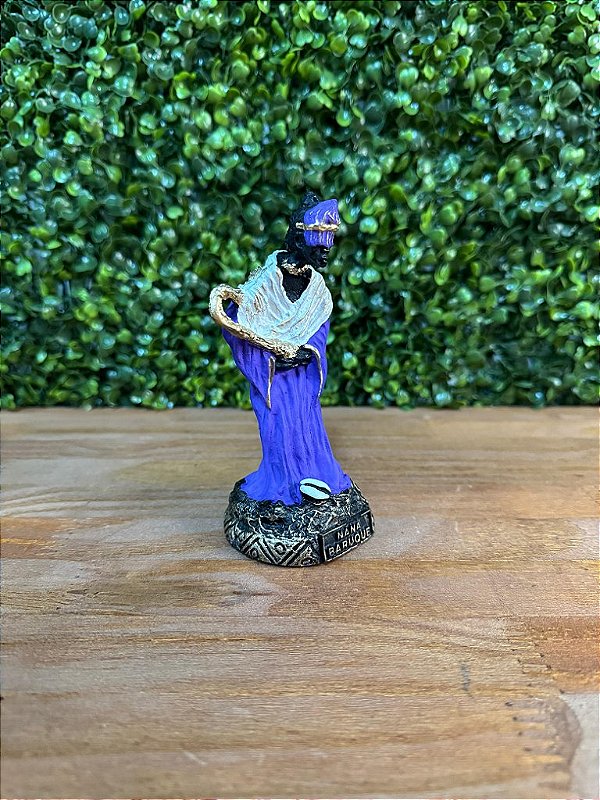 ORIXÁ M NANA BARUQUE 15 CM EM RESINA