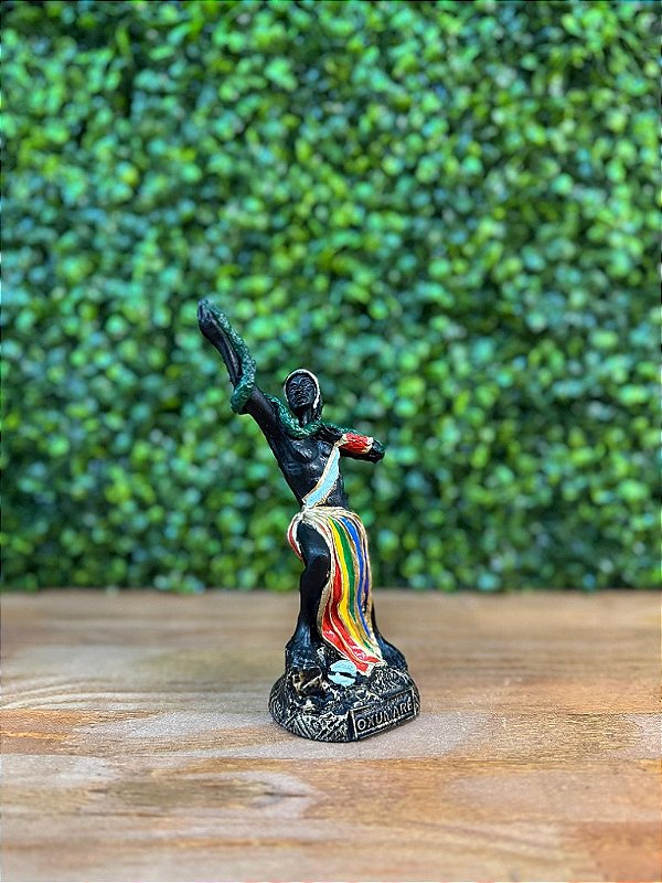 ORIXÁ M OXUMARE 15 CM EM RESINA