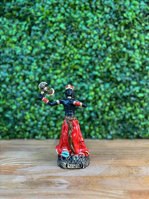 ORIXÁ M XANGO 15 CM EM RESINA