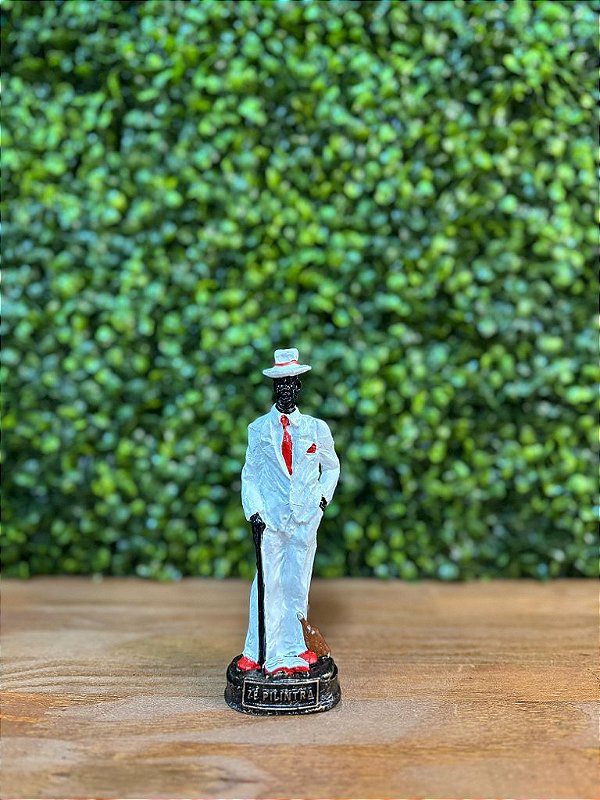 ORIXÁ M ZE PILINTRA 15 CM EM RESINA