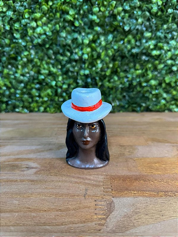 SUPORTE CIGARRO MALANDRAS CHAPÉU BRANCO