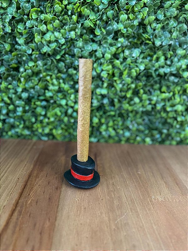 SUPORTE CHARUTO CARTOLA PRETA