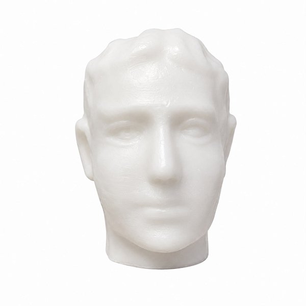 CABEÇA DE CERA MASCULINA BRANCA