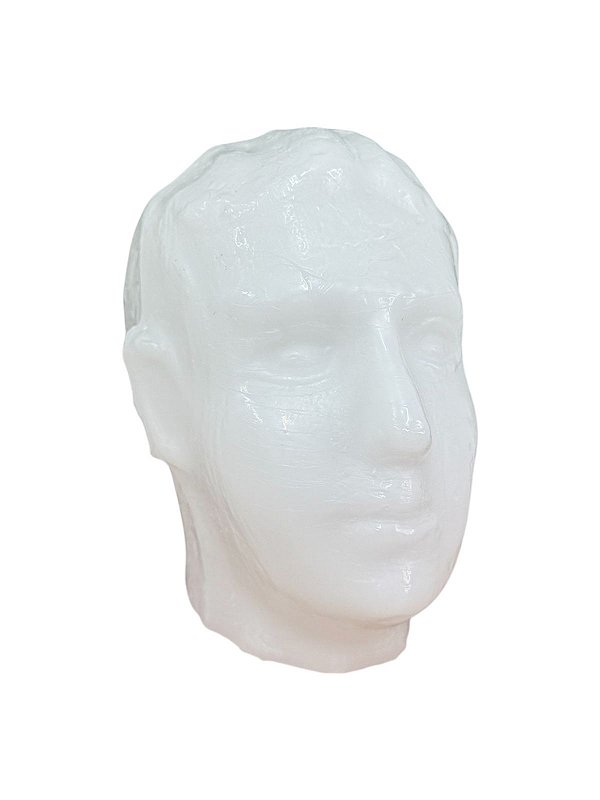 CABEÇA DE CERA MASCULINA BRANCA