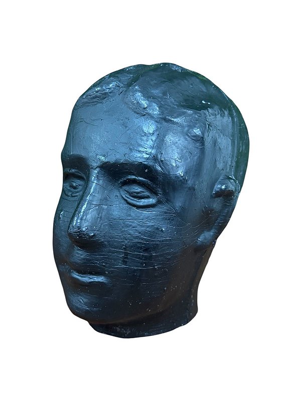 CABEÇA DE CERA MASCULINA PRETA