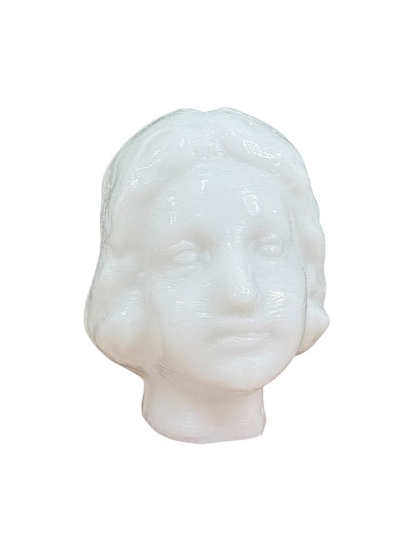 CABEÇA DE CERA FEMININA BRANCA