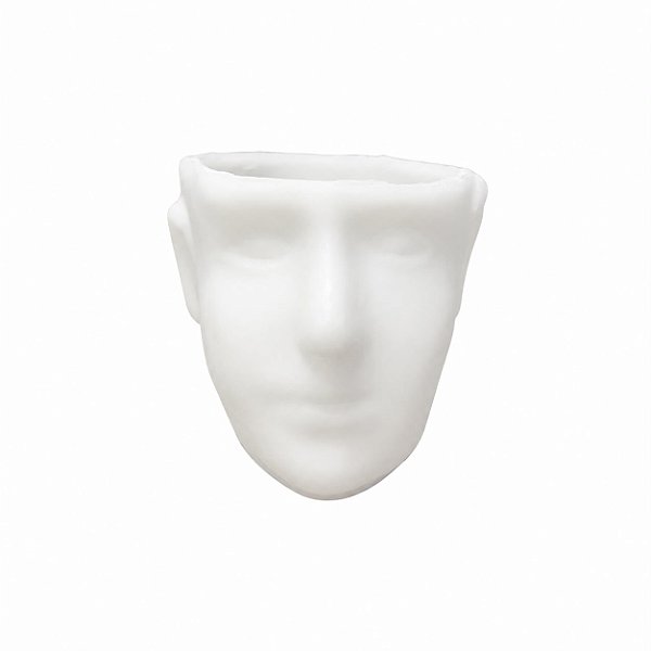 CABEÇA DE CERA MASCULINA ABRETA BRANCA