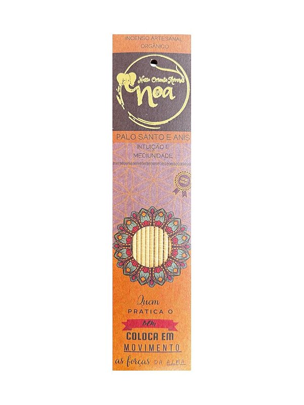 INCENSO NOA - PALO SANTO E ANIS   VARETAS