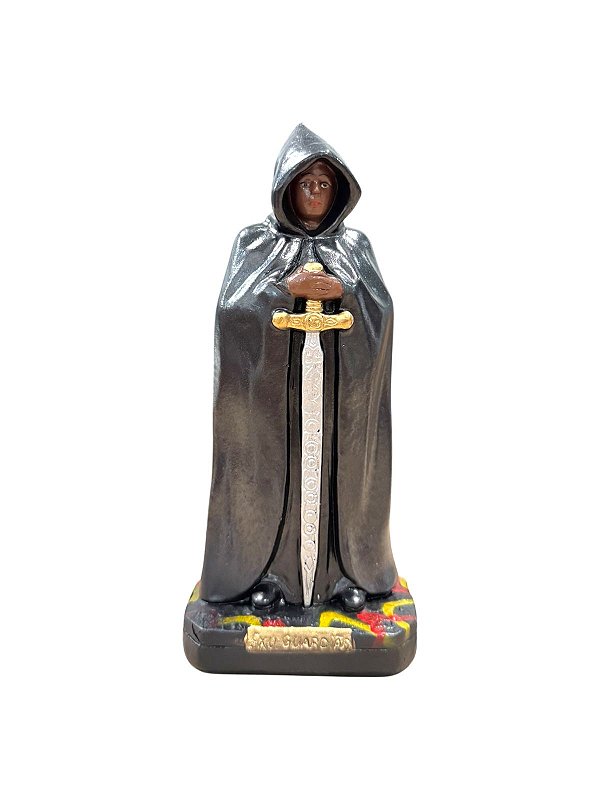 IMAGEM DE GESSO EXÚ GUARDIÃO 20 CM