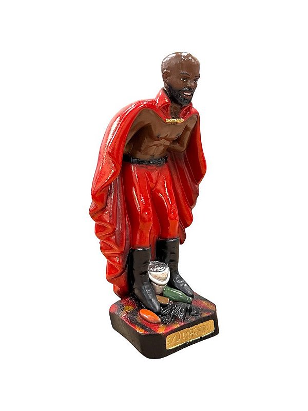 IMAGEM DE GESSO EXÚ MARABÔ 20 CM
