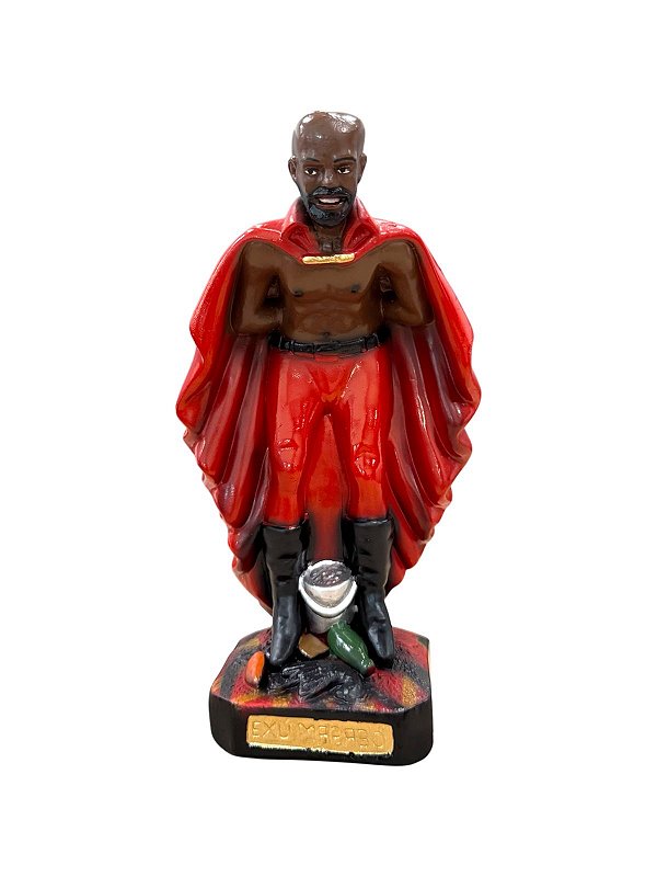 IMAGEM DE GESSO EXÚ MARABÔ 20 CM