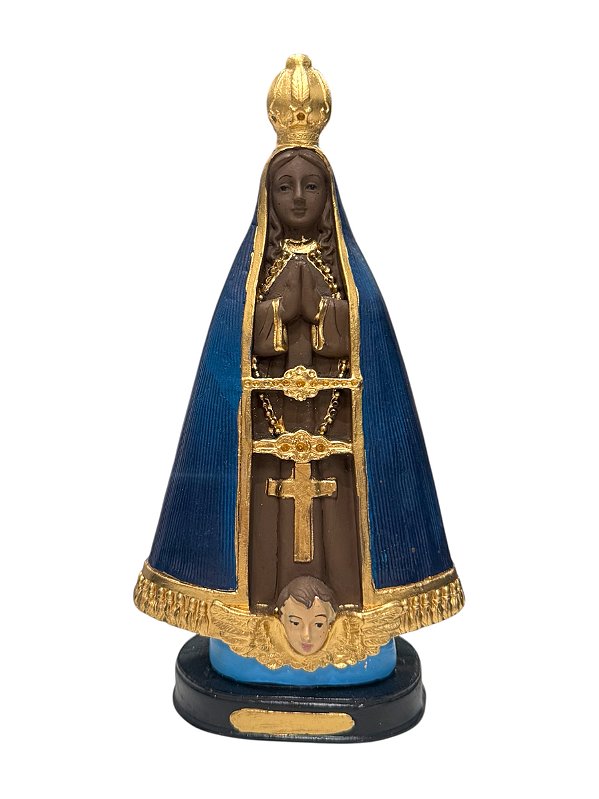 IMAGEM DE GESSO NOSSA SENHORA APARECIDA 20 CM