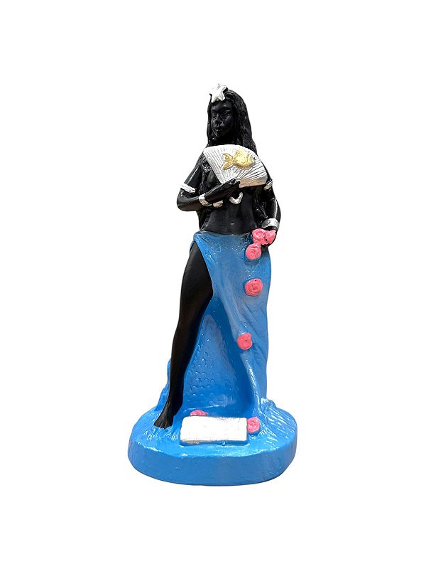 IMAGEM DE GESSO ORIXÁ IEMANJÁ 25 CM