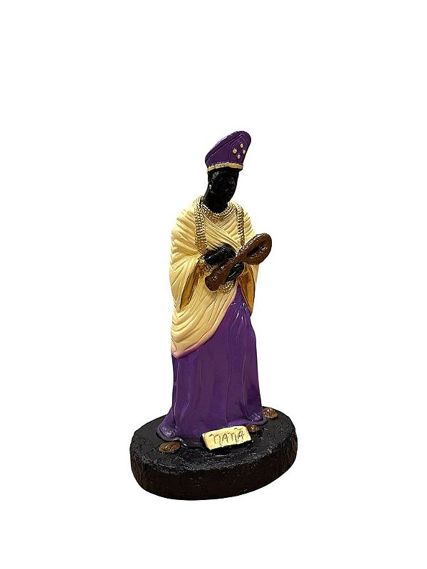 IMAGEM DE GESSO ORIXÁ NANÃ 25 CM