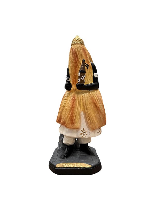 IMAGEM DE GESSO ORIXÁ OMOLU 25 CM