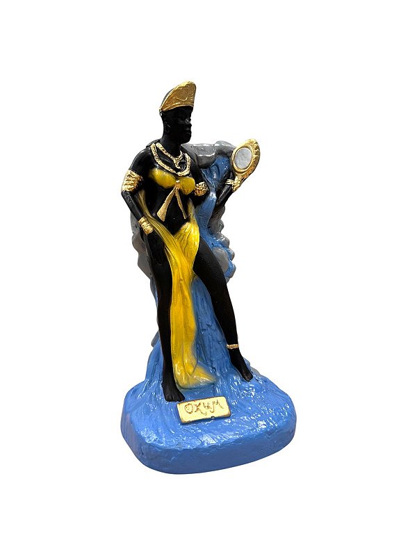 IMAGEM DE GESSO ORIXÁ OXUM 25 CM