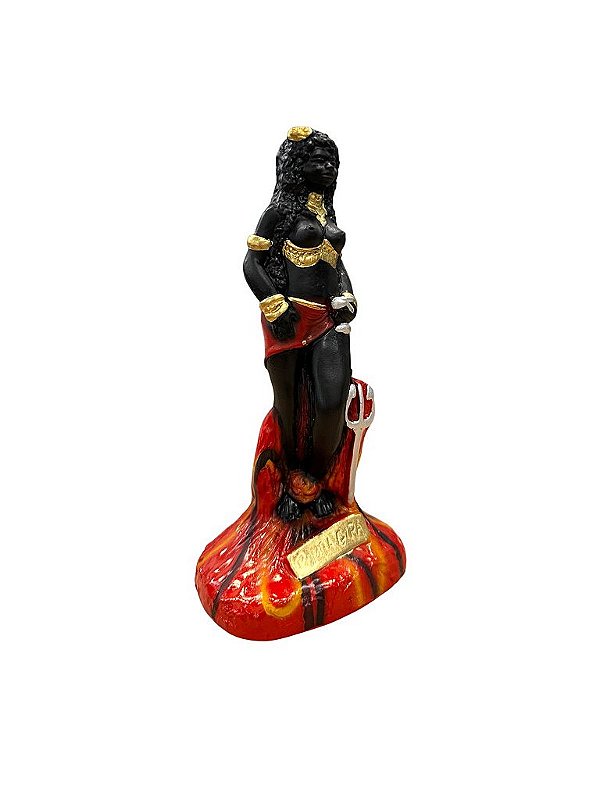 IMAGEM DE GESSO ORIXÁ POMBA GIRA 25 CM