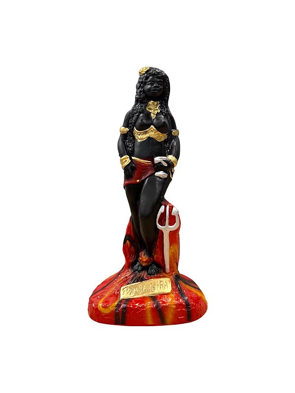 IMAGEM DE GESSO ORIXÁ POMBA GIRA 25 CM