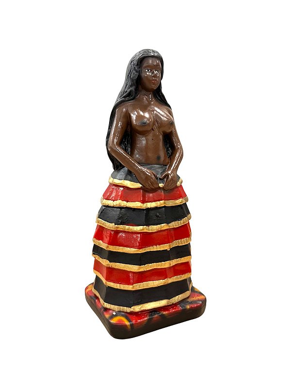 IMAGEM DE GESSO POMBA GIRA SETE SAIAS 20 CM