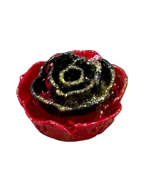 SUPORTE CIGARRO ROSAS  - VERMELHO E PRETO