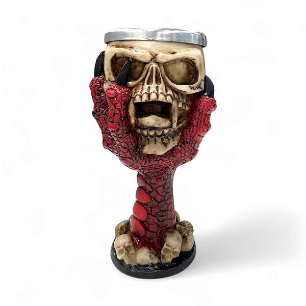 TAÇA CAVEIRA E GARRA