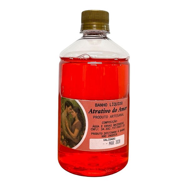 BANHO LÍQUIDO ATRATIVO DO AMOR