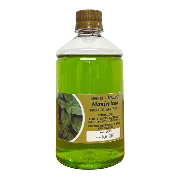 BANHO LÍQUIDO MANJERICÃO
