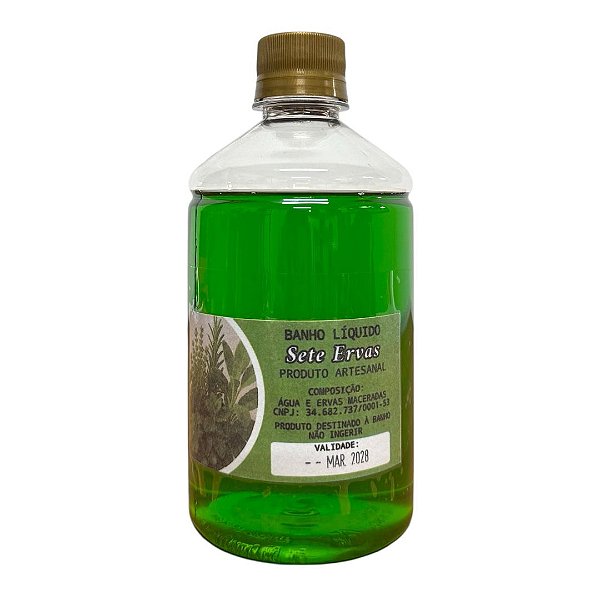 BANHO LÍQUIDO SETE ERVAS