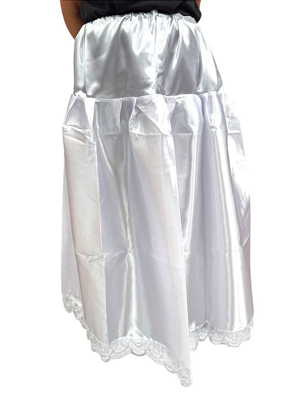 SAIA DE CETIM BRANCA