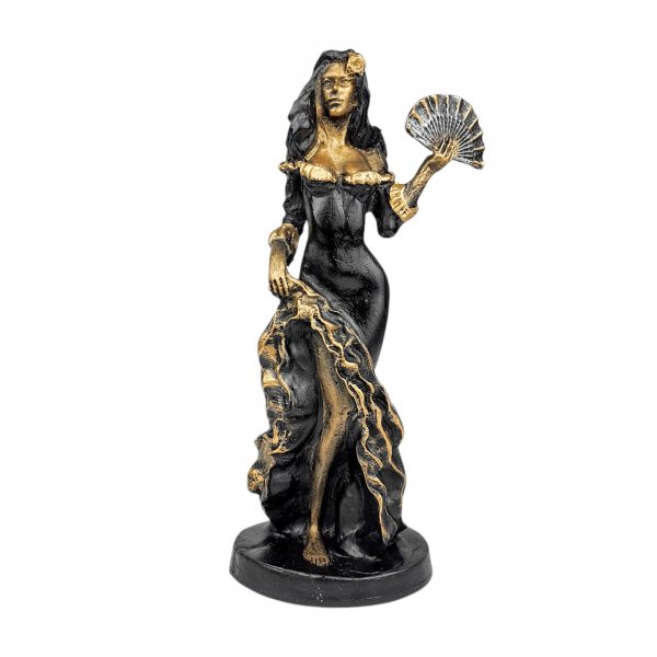 IMAGEM RESINA POMBA GIRA - DAMA DA NOITE 26 CM