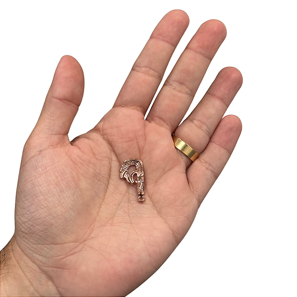 PINGENTE ALUQUERÊ DE COBRE 6 UNIDADES