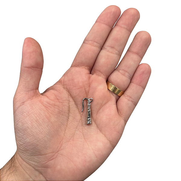 PINGENTE IBIRI PRATEADO 6 UNIDADES