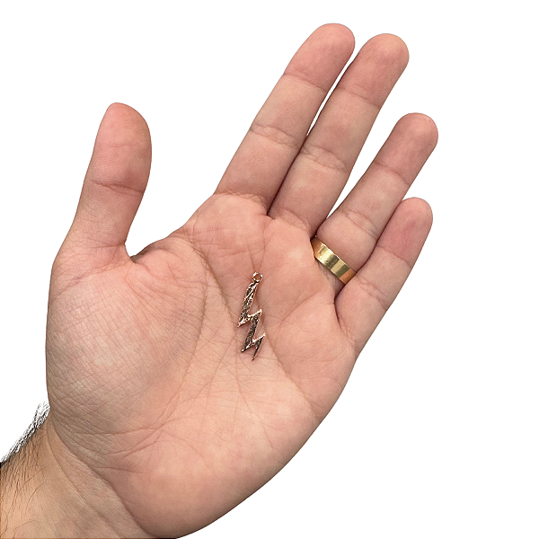 PINGENTE RAIO DE COBRE 6 UNIDADES