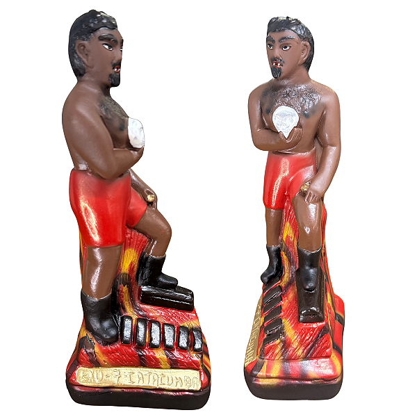 IMAGEM DE GESSO EXÚ 7 CATACUMBAS