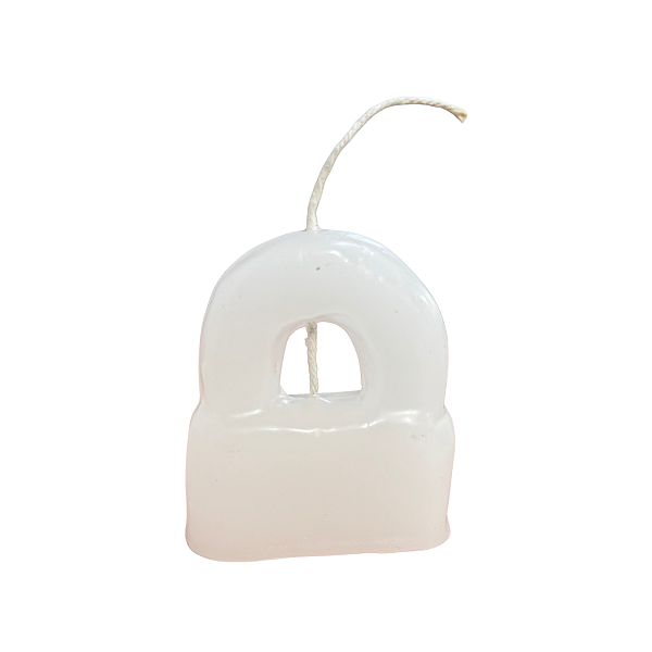 VELA MAGIA CADEADO BRANCA