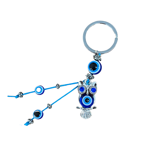 CHAVEIRO OLHO GREGO E CORUJA