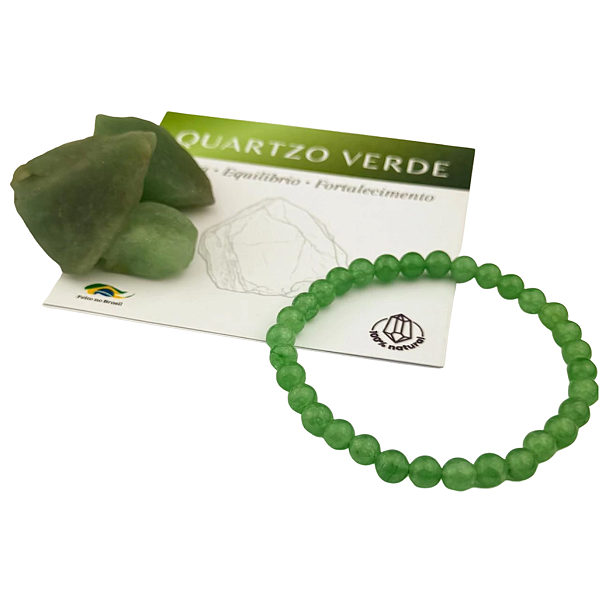 PULSEIRA 6MM - QUARTZO VERDE