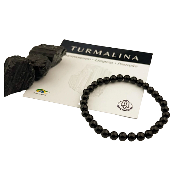 PULSEIRA 6MM - TURMALINA NEGRA