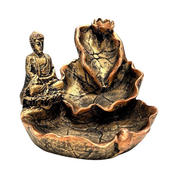 CASCATA FOLHA BUDA MEDITANDO