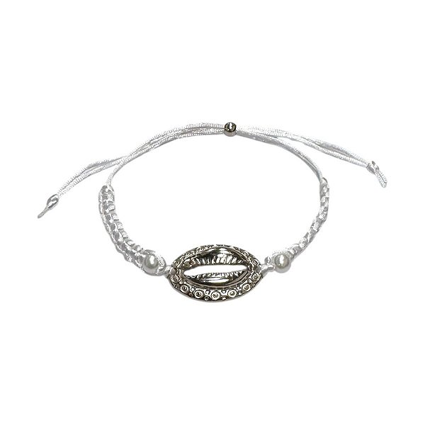 TORNOZELEIRA BRANCA BUZIO METAL