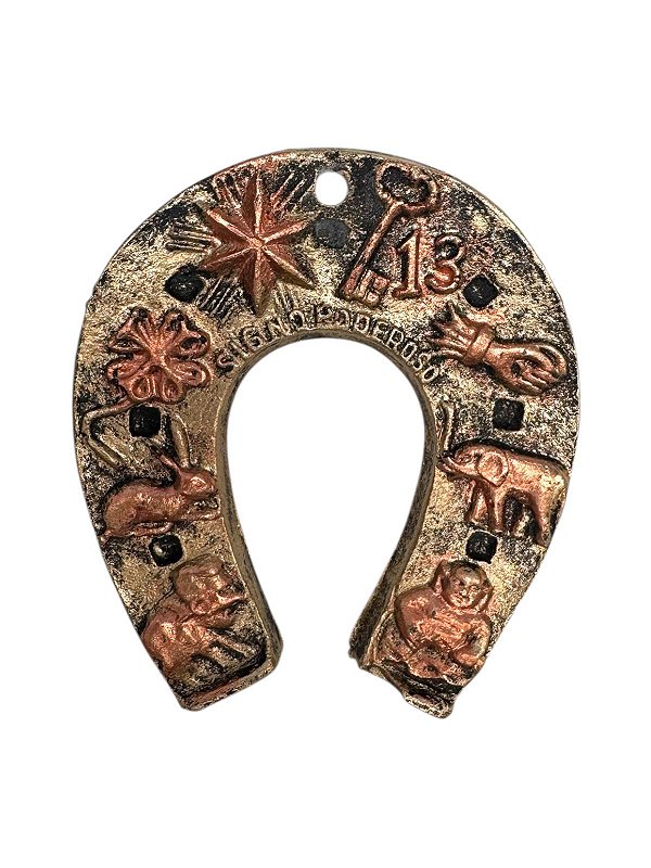 FERRADURA DA SORTE EM RESINA