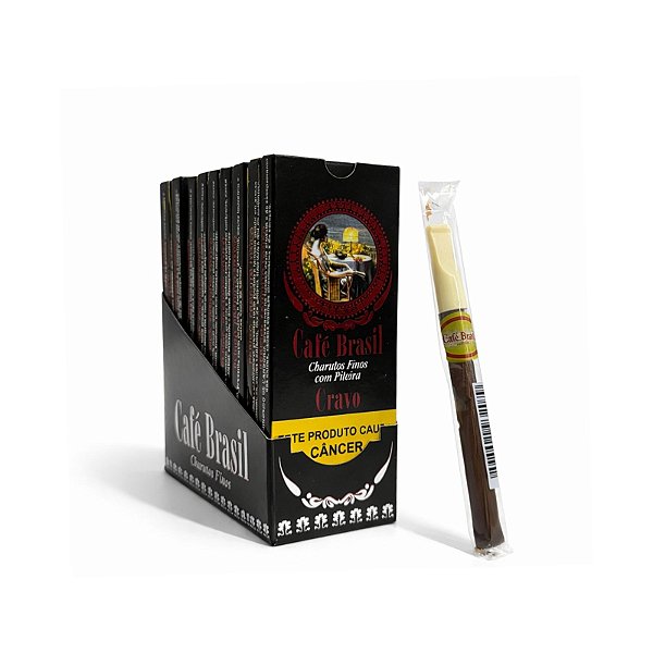 CIGARRILHA CAFÉ BRASIL CRAVO