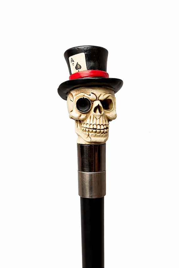 BENGALA + PUNHAL EXÚ CAVEIRA DE CARTOLA