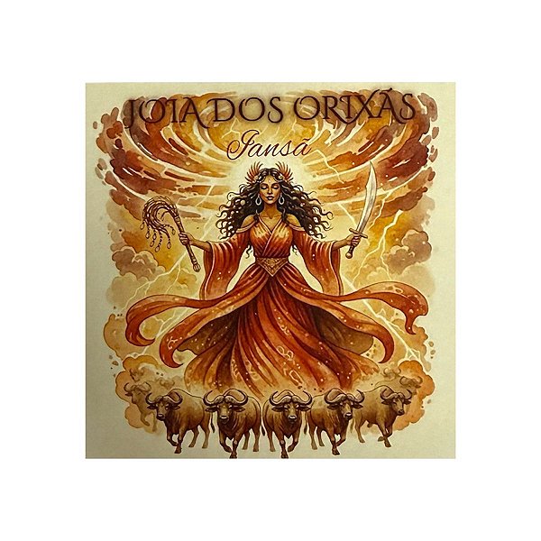 JOIA DOS ORIXÁS MACRAME IANSÃ