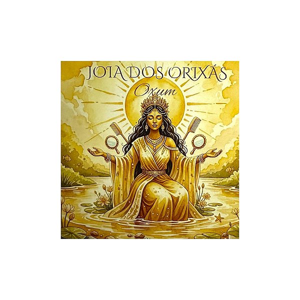 JOIA DOS ORIXÁS MACRAME OXUM